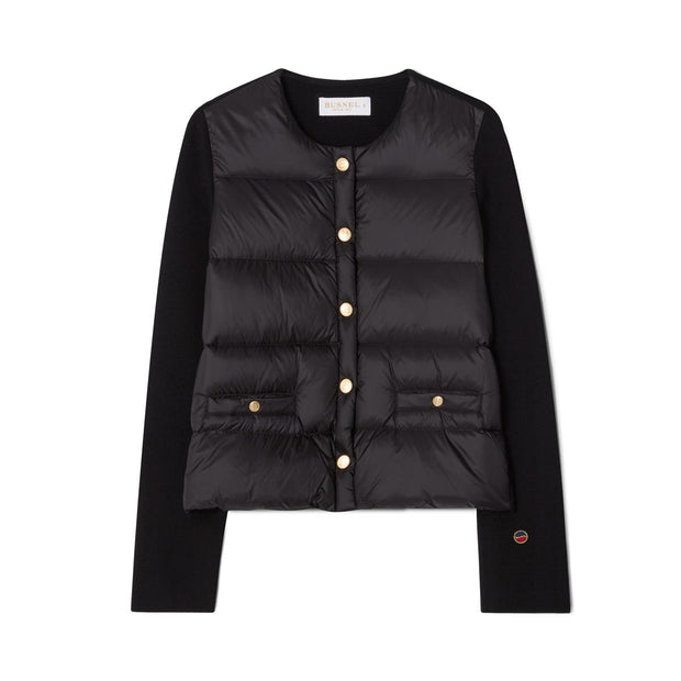 Sort IVA Sollid Down Jacket - Stilshoppen