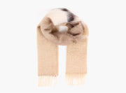Beige Nohr Camilla Fluffy Mohair scarf