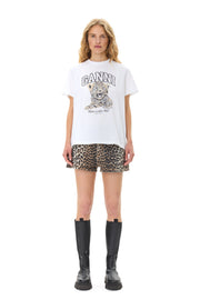 Leopard Basic Jersey Leopard Relaxed T-shirt