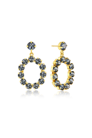 Denim Blue Camilla Swarovski ørepynt - Stilshoppen
