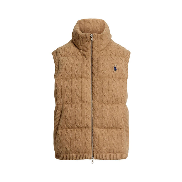 Beige Puffer Vest