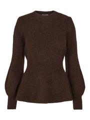 Brun Feminine Luxury Pullover - Stilshoppen
