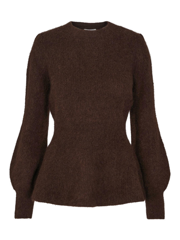 Brun Feminine Luxury Pullover - Stilshoppen
