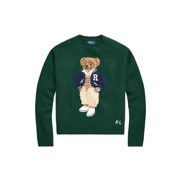Grønn Polo Bear wool cashmere sweater - Stilshoppen