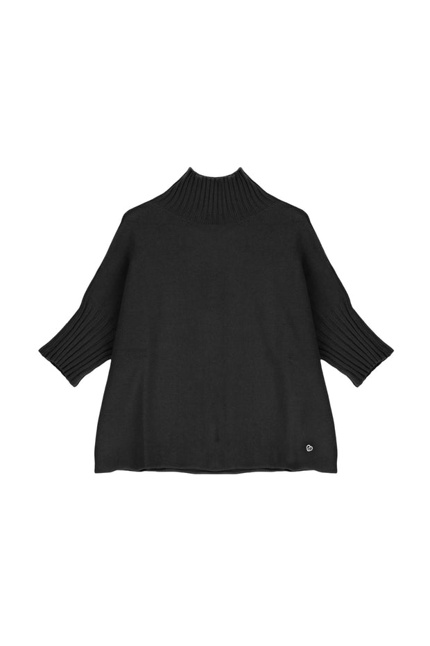 Sort Turtleneck sweat