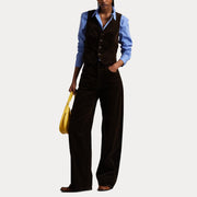 Brun Cordoroy wide leg pant