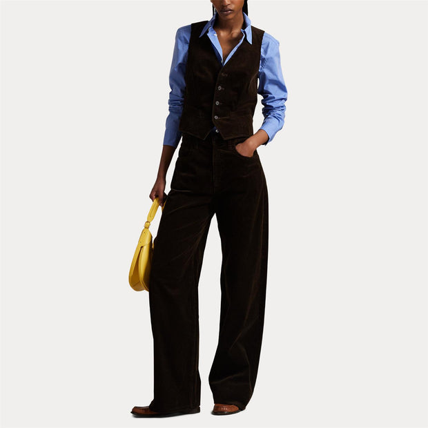 Brun Cordoroy wide leg pant