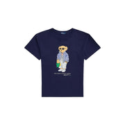 Navy Polo Bear Cotton jersey tee