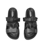 Black Vino Vaqueta sandal