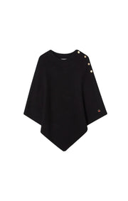 Sort Randy Poncho - Stilshoppen