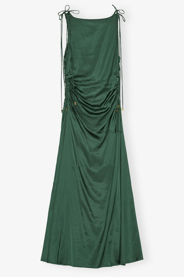 Solid Stretch Long Dress