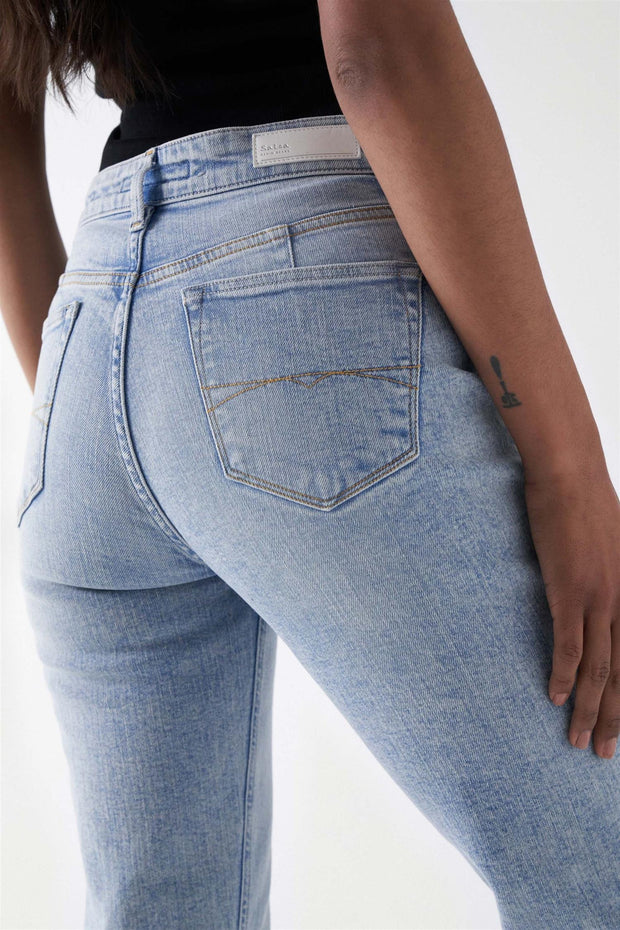 Lyseblå True Cropped Slim ME