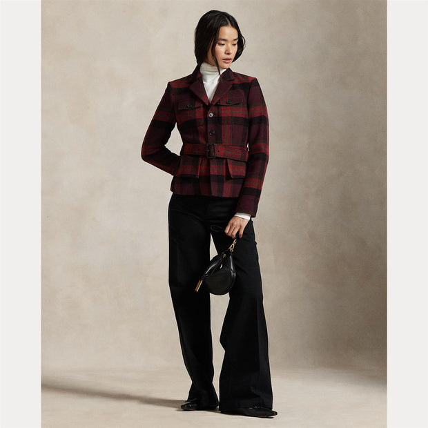 Red Multi Sport Blazer Coat