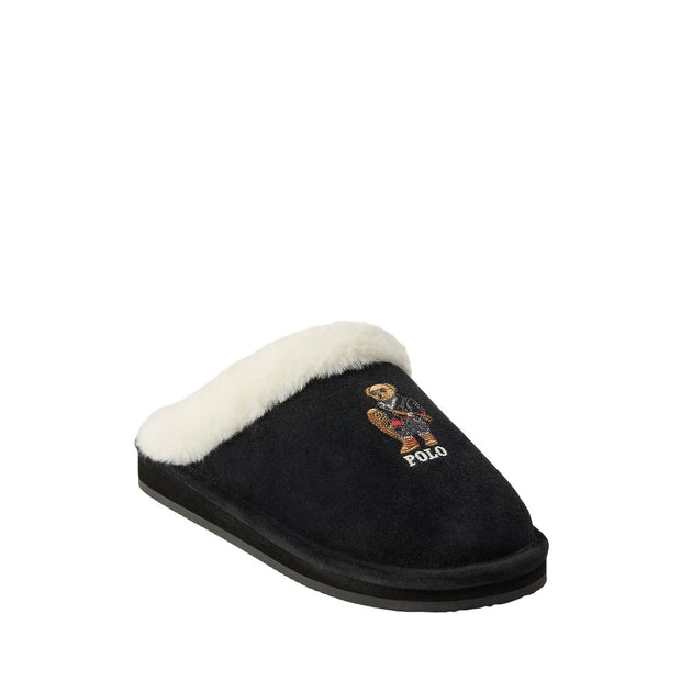 Black Polo Bear slippers