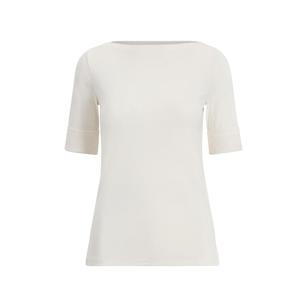 Crem Boatneck Top