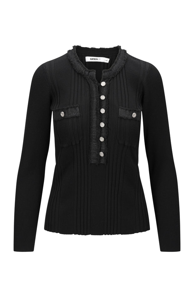 Sort/sort LA Pullover - Stilshoppen