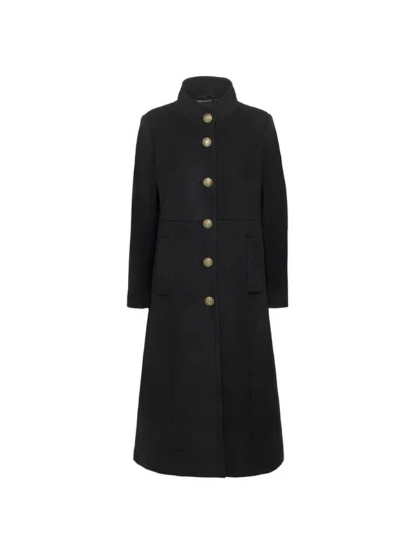 Sort Cashmere New Parker Long Coat - Stilshoppen