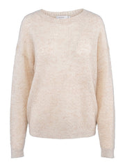 Offwhite Shimmery Sweater - Stilshoppen