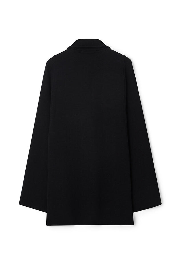 Sort Minou cape - Stilshoppen