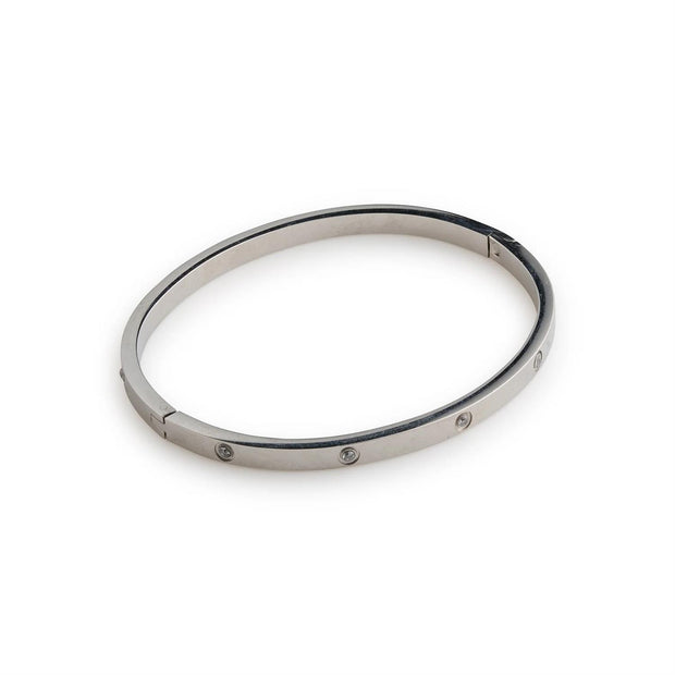 Fiona Crystal Bangle Bracelet