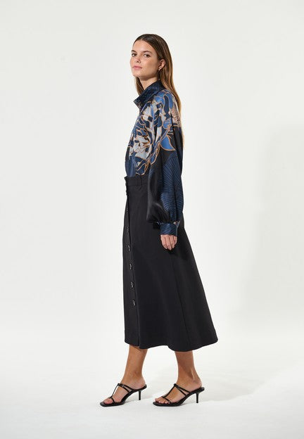 Blå NitaDEA blouse - Stilshoppen
