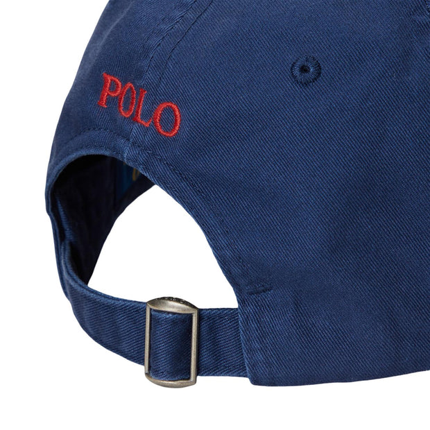 Marineblå Cotton Chino Ball Cap - Stilshoppen