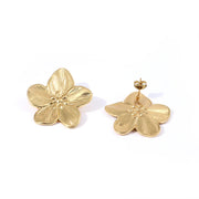 Maebry Statement flower State Earrings