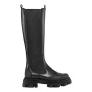 Cleated High Chelsea Boot Black Stitch - Stilshoppen