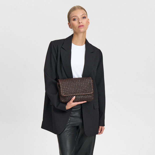 Mørkebrun Ohara Clutch