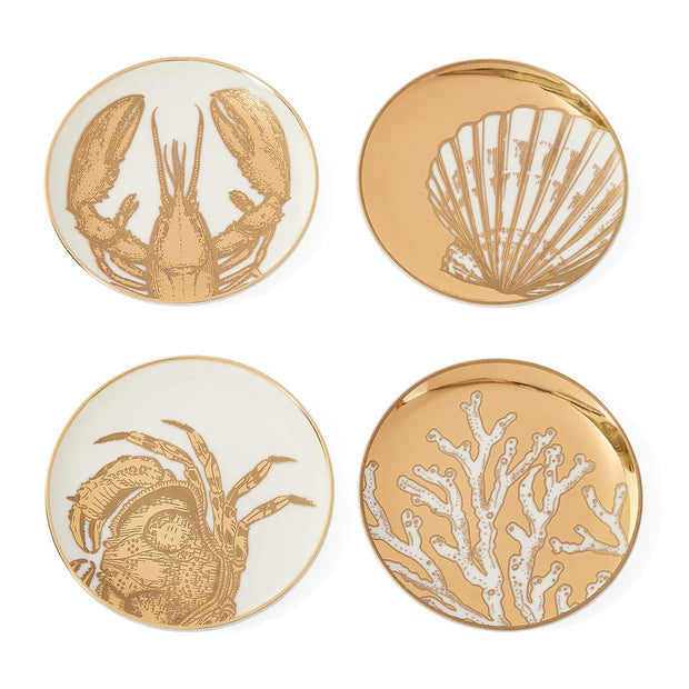 Hvit Maritime Coasters - Stilshoppen