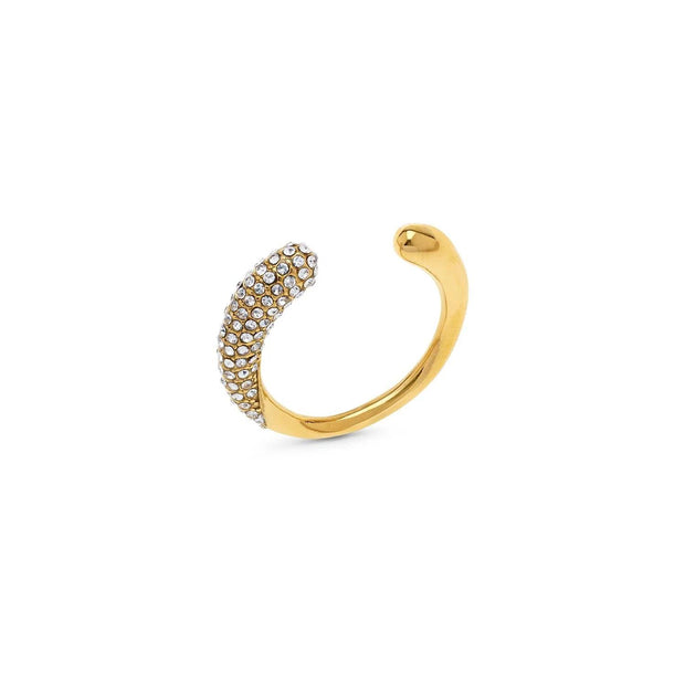 Tolouse Open Crystal Ring - Stilshoppen