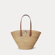 Natur Straw ekstra lare Tanner tote bag