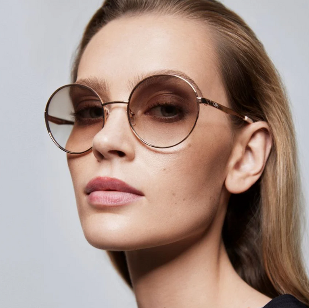 Rose Gold Grace Tinted Readers - Stilshoppen