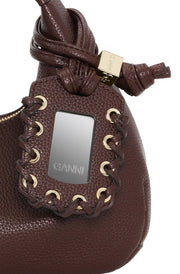 Brun Hobo Mini Grained - Stilshoppen