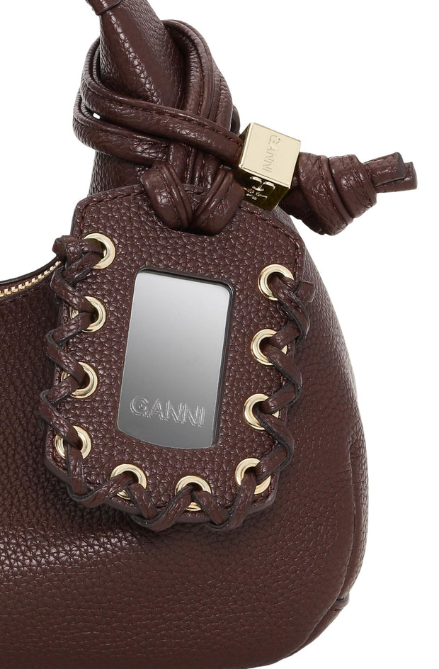 Brun Hobo Mini Grained - Stilshoppen