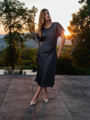 mørkeblå Inez Dress