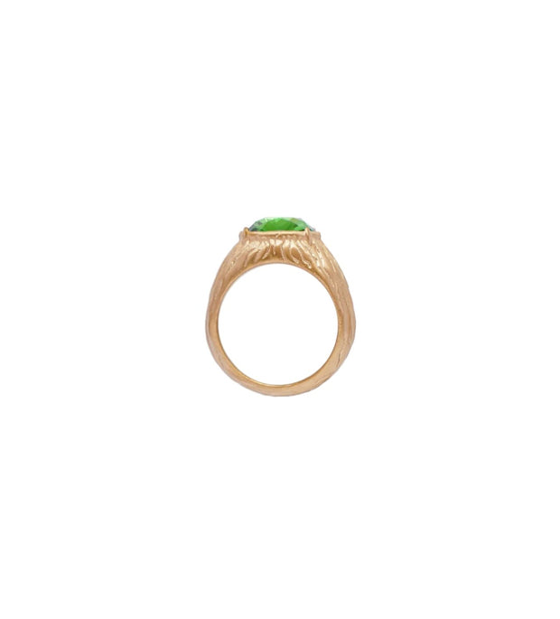 Moss Green Carla Swarovski Ring - Stilshoppen