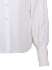 Hvit Cotton Blouse - Stilshoppen