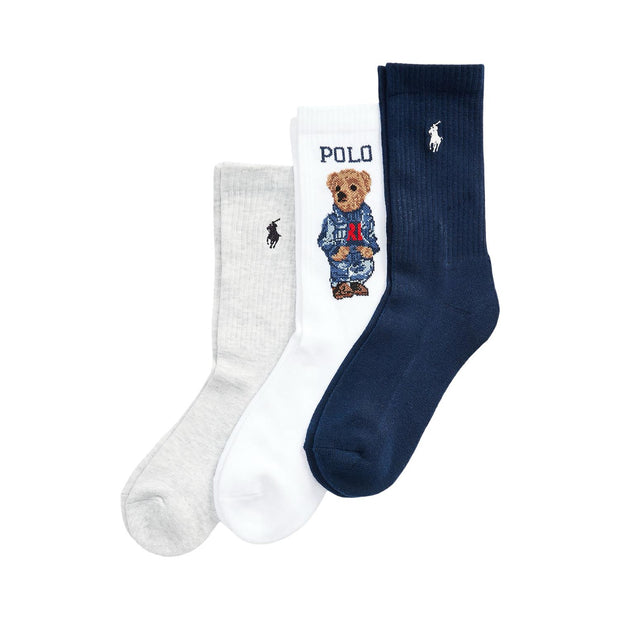 Crew Americana Sock 3 Pack - Stilshoppen