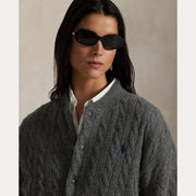 Cabel knitted Bomber Jacket - Stilshoppen