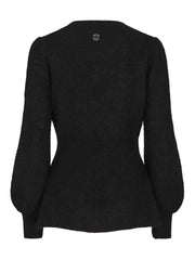 Sort Feminine Luxury Pullover - Stilshoppen