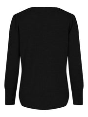 Sort Mela Sweater - Stilshoppen