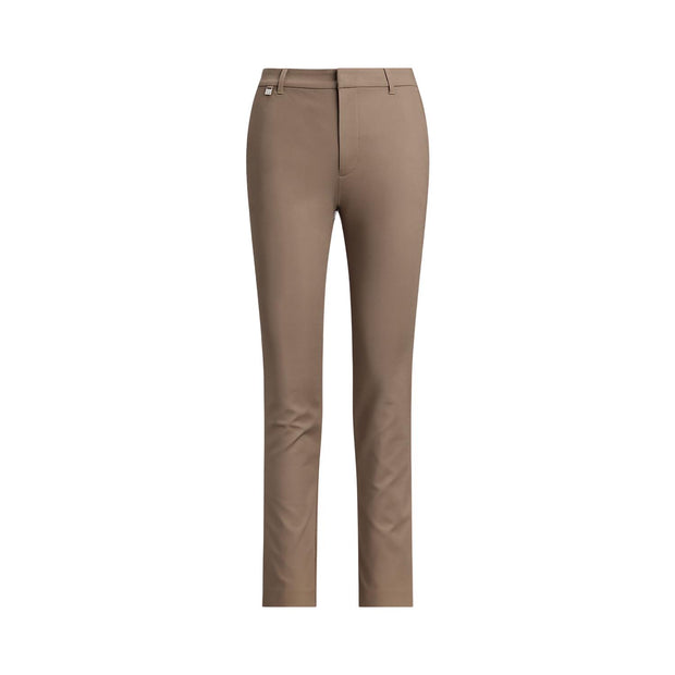 Taupe Stretch Cotton Blend pant
