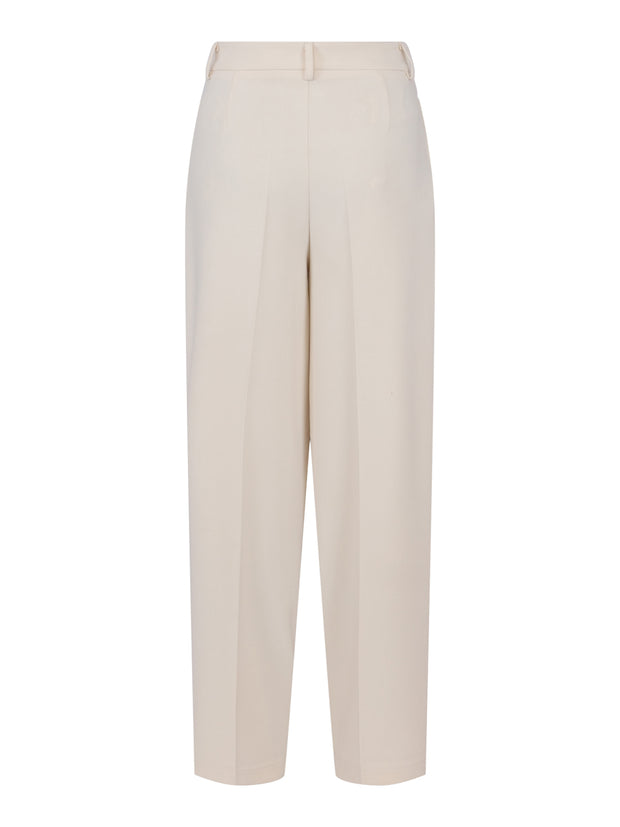 Ecru Heavy Classic Wide Trouser - Stilshoppen