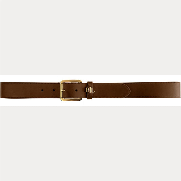 Brunt Logo Keeper Leater Belt - Stilshoppen