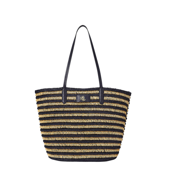 Striped Straw Large Brie Tote Bag - Stilshoppen