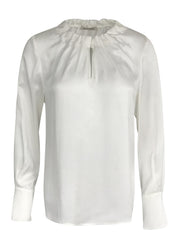 Offwhite Ada silkebluse - Stilshoppen