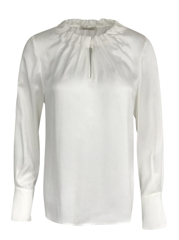 Offwhite Ada silkebluse - Stilshoppen