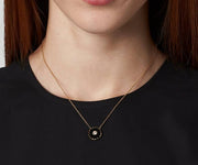 Sort The Medallion Pendant - Stilshoppen