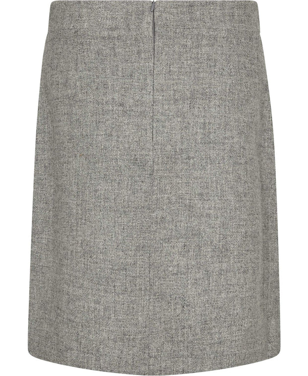 Grå Short Karen Skirt - Stilshoppen